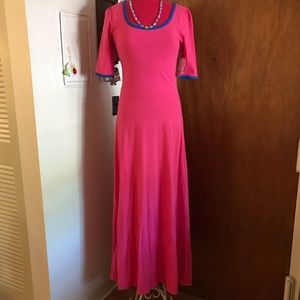 Ana by Lularoe Sz. Medium/ Pink & Blue